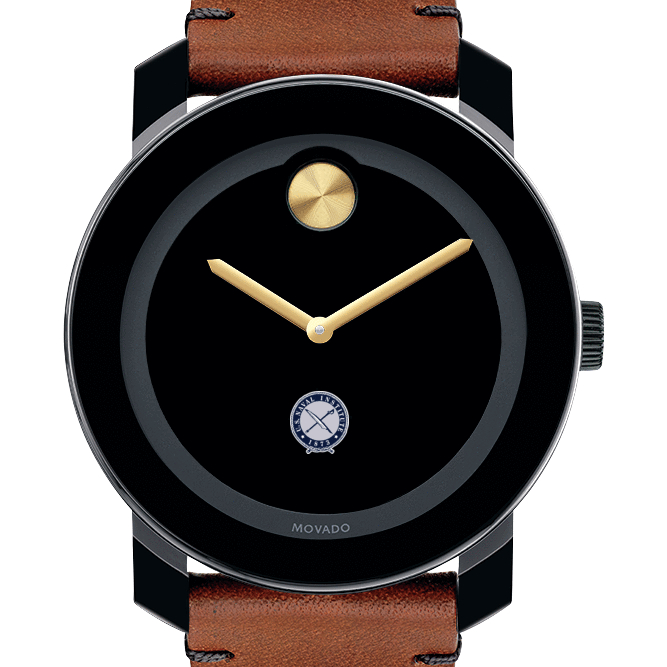 U.S. Naval Institute M's Movado BOLD w/ Brown Leather Strap