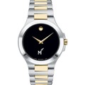 George Mason Men's Movado Collection Two-Tone Watch with Black Dial - Image 2