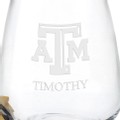 Texas A&M University Stemless Wine Glasses - Set of 2 - Image 3