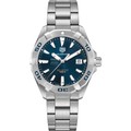 click to view Emory Goizueta Men's TAG Heuer Steel Aquaracer with Blue Dial - Image 2