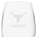 Texas Longhorns Red Wine Glasses - Set of 4 - Image 3