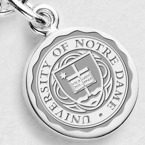 Notre Dame Sterling Silver Charm - Image 1