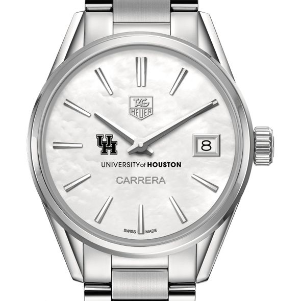 Houston Women's TAG Heuer Steel Carrera with MOP Dial - Image 1