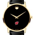Wisconsin Men's Movado Gold Museum Classic Leather - Image 1