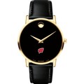 Wisconsin Men's Movado Gold Museum Classic Leather - Image 2