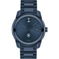College of William & Mary Men's Movado BOLD Blue Ion with Date Window - Image 2