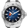 USC Men's TAG Heuer Steel Automatic Aquaracer with Blue Sunray Dial - Image 1