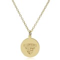 St. Lawrence 18K Gold Pendant & Chain - Image 2