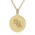 SFASU 14K Gold Pendant & Chain - Image 1