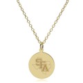 SFASU 14K Gold Pendant & Chain - Image 2