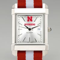 Nebraska Collegiate Watch with NATO Strap for Men