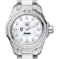 Chicago Booth Women's TAG Heuer Steel Aquaracer with Diamond Dial & Bezel