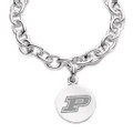 Purdue University Sterling Silver Charm Bracelet - Image 2