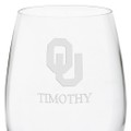 Oklahoma Red Wine Glasses - Set of 4 - Image 3