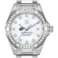 click to view Oklahoma State University W's TAG Heuer Steel Aquaracer with MOP Dia Dial & Bezel - Image 1