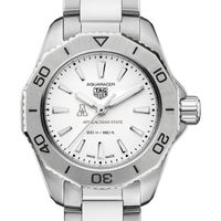 Appalachian State Women's TAG Heuer Steel Aquaracer with Silver Dial