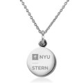 NYU Stern Necklace with Charm in Sterling Silver - Image 1