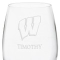 Wisconsin Red Wine Glasses - Set of 2 - Image 3