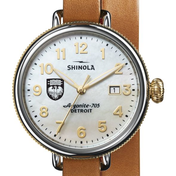 Chicago Shinola Watch, The Birdy 38mm MOP Dial - Image 1