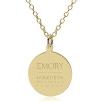 Emory Goizueta 18K Gold Pendant & Chain