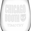 Chicago Booth Stemless Wine Glasses Made in the USA - Set of 4 - Image 3