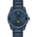 West Virginia University Men's Movado BOLD Blue Ion with Date Window - Image 2