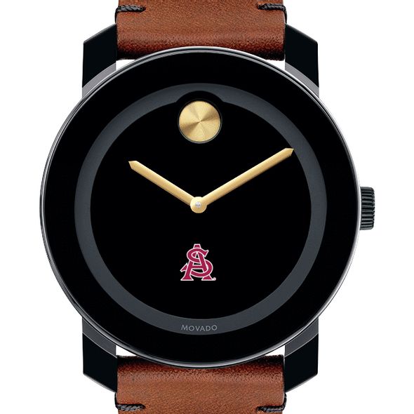 Arizona State Men's Movado BOLD with Brown Leather Strap - Image 1