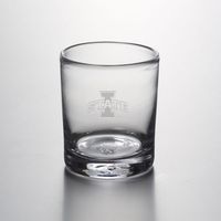 Iowa State Double Old Fashioned Glass by Simon Pearce