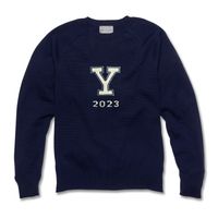 Yale Class of 2023 Navy Blue and Ivory Sweater by M.LaHart