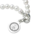 Merchant Marine Academy Pearl Bracelet with Sterling Silver Charm - Image 2