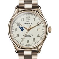 West Virginia Shinola Watch, The Vinton 38mm Ivory Dial