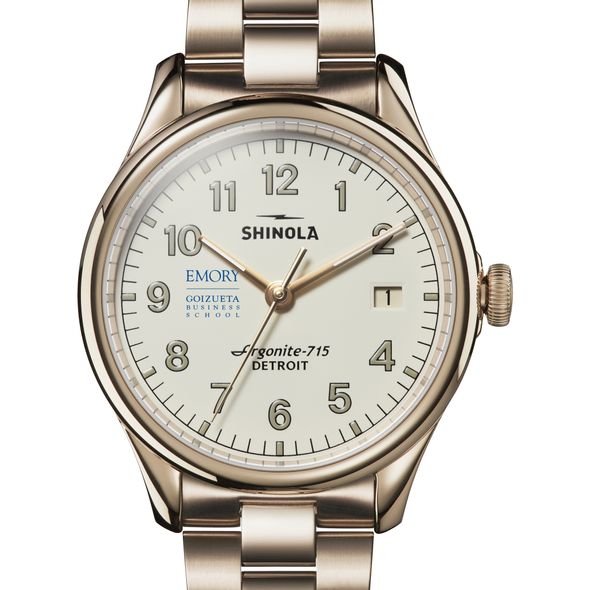 Emory Goizueta Shinola Watch, The Vinton 38mm Ivory Dial - Image 1