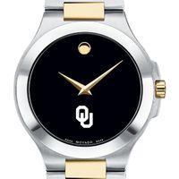 Oklahoma Men's Movado Collection Two-Tone Watch with Black Dial