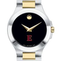 Elon Women's Movado Collection Two-Tone Watch with Black Dial