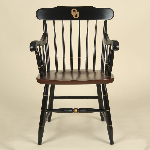 University of Oklahoma Captain's Chair by Hitchcock