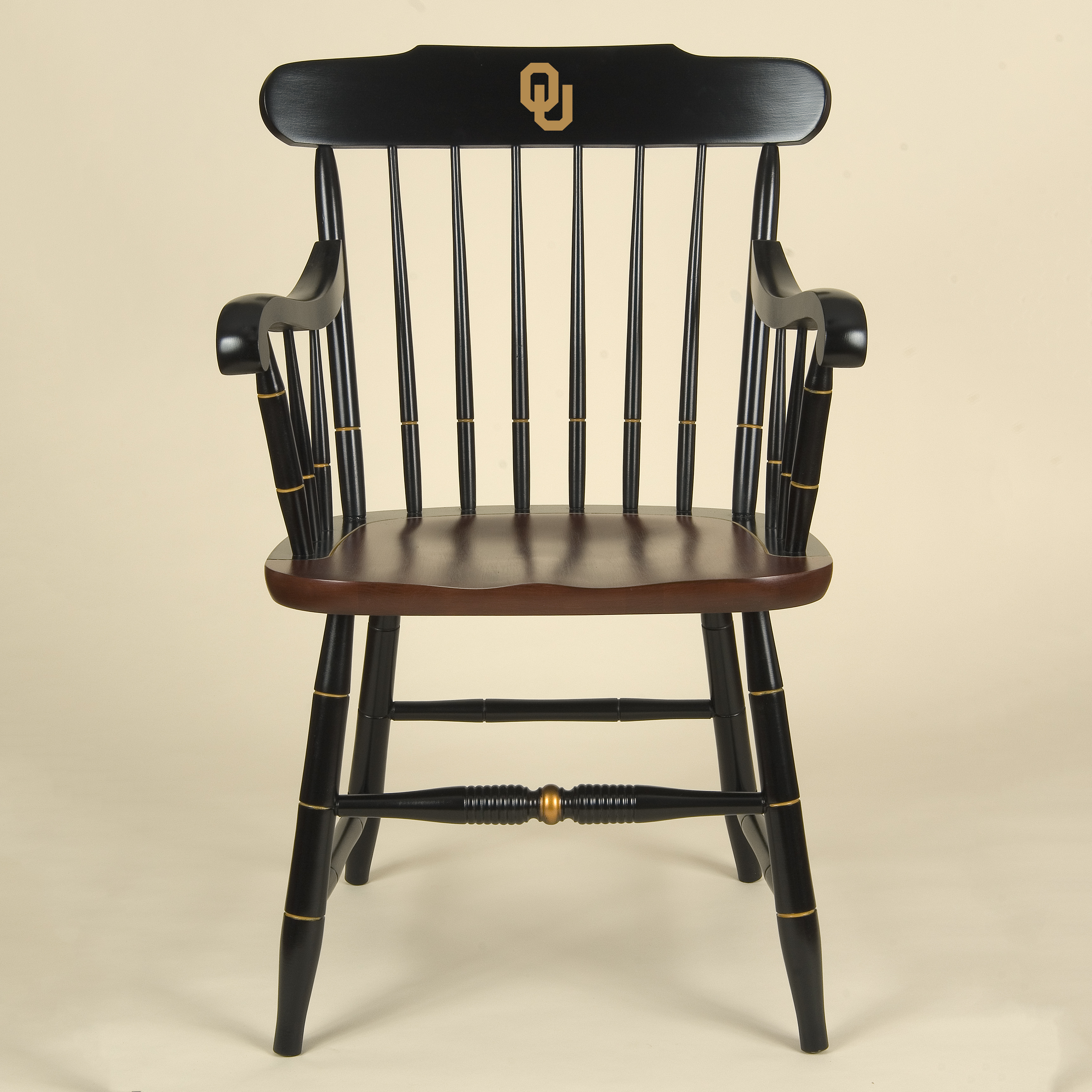 University of Oklahoma Captain's Chair by Hitchcock