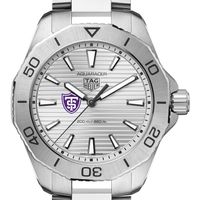 St. Thomas Men's TAG Heuer Steel Aquaracer with Silver Dial