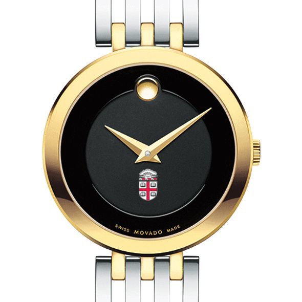 Brown University Women's Movado Esparanza Two-Tone Museum with Bracelet