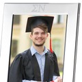 Sigma Nu Polished Pewter 5x7 Picture Frame - Image 2
