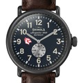 Wesleyan Shinola Watch, The Runwell 47mm Midnight Blue Dial - Image 1