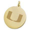 University of Miami 18K Gold Charm - Image 2