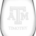 Texas A&M Stemless Wine Glasses Made in the USA - Set of 2 - Image 3