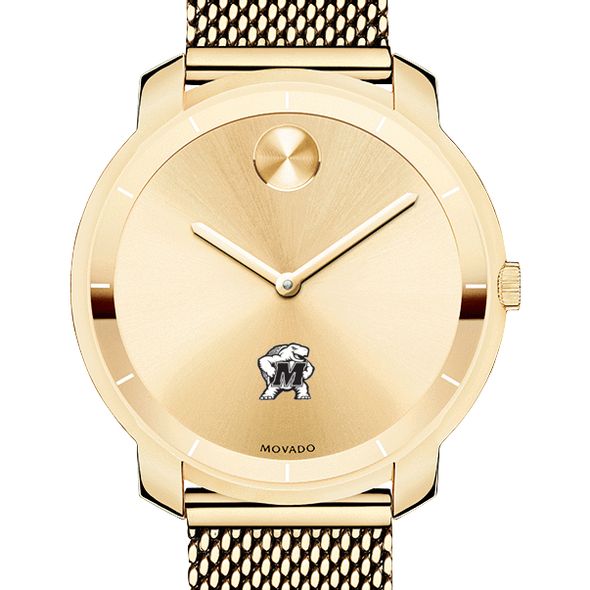 University of Maryland Women's Movado Gold Bold 36
