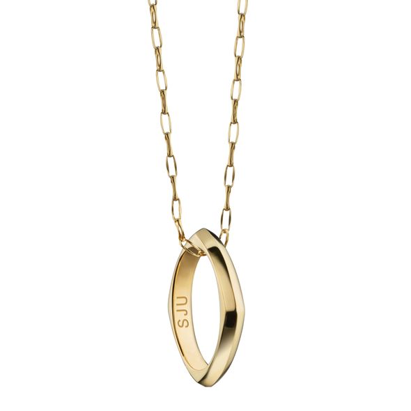Saint Joseph's Monica Rich Kosann Poesy Ring Necklace in Gold - Image 1