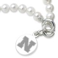 Nebraska Pearl Bracelet with Sterling Silver Charm - Image 2