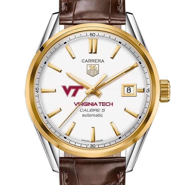 Virginia Tech Men's TAG Heuer Two-Tone Carrera with Strap