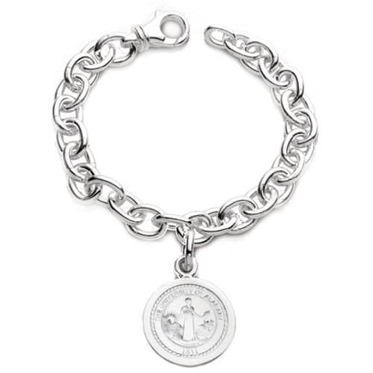 Alabama Sterling Silver Charm Bracelet | at M.LaHart & Company
