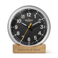 College of William & Mary Shinola Desk Clock, The Runwell with Black Dial at M.LaHart & Co. - Image 1