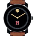 Harvard University Men's Movado BOLD with Brown Leather Strap - Image 1