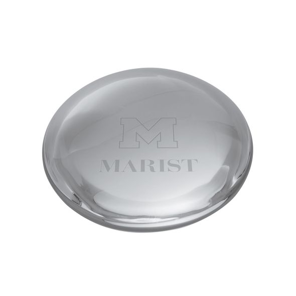 Marist Glass Dome Paperweight by Simon Pearce - Image 1